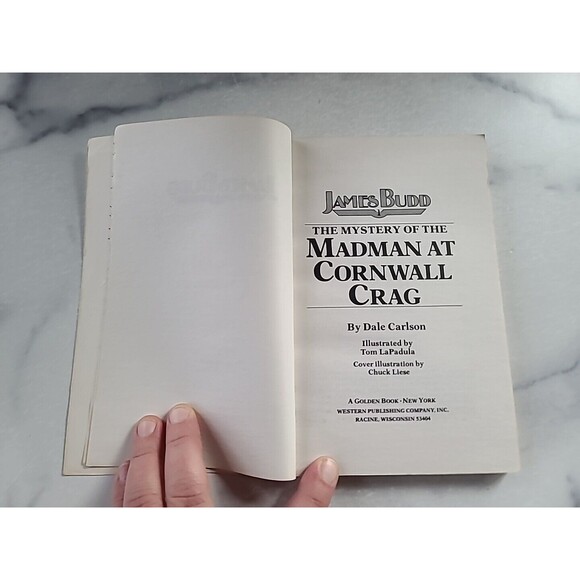 James Budd #1: The Mystery of the Madman at Cornwall Crag, Dale Carlson, 1984 - Picture 4 of 10